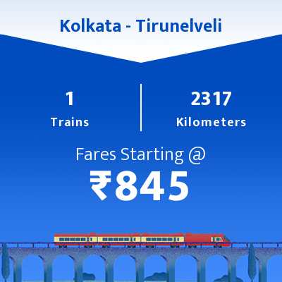Kolkata To Tirunelveli Trains